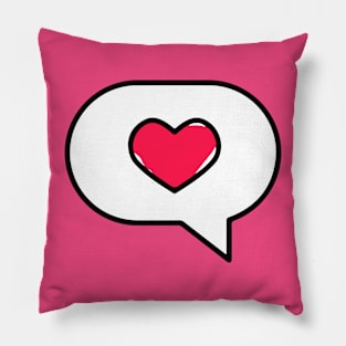 Callouts of Love Pillow