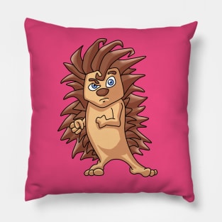 Feisty Hedgehog Pillow