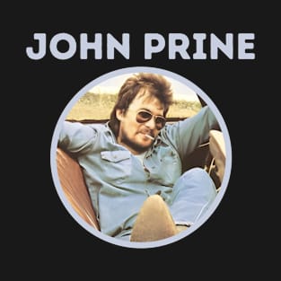 john prine || bright blue T-Shirt