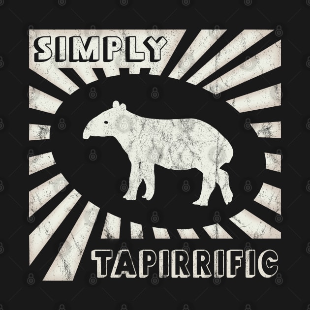 Simply Tapirrific Retro Old School 90s Tapir by SkizzenMonster