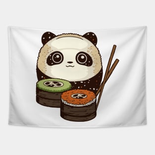 Sushi panda Tapestry