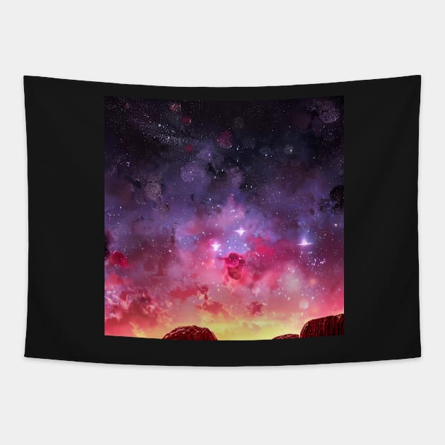 Fantasy Sky Tapestry by D3monic