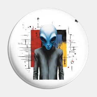 resident alien #004 Pin