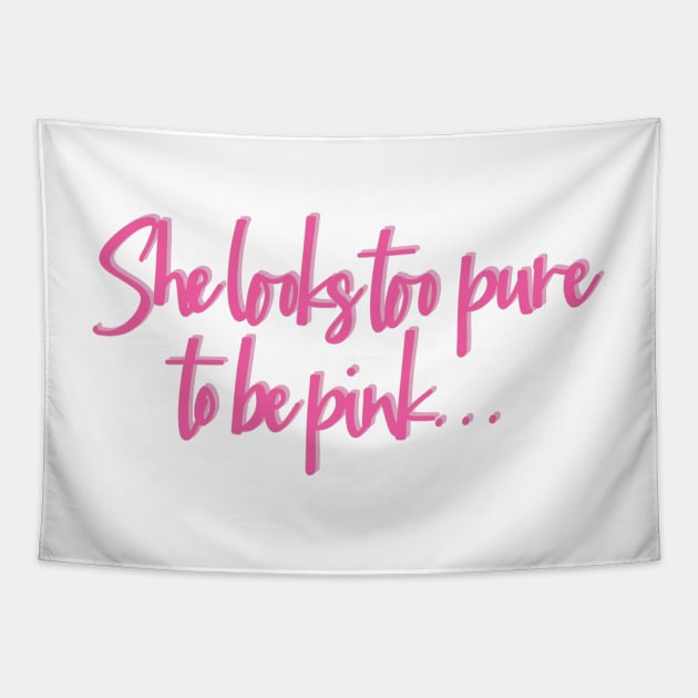 Grease Pink Ladies Quote Tapestry by baranskini