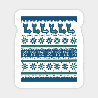 aLiveShow Holiday sweater Magnet