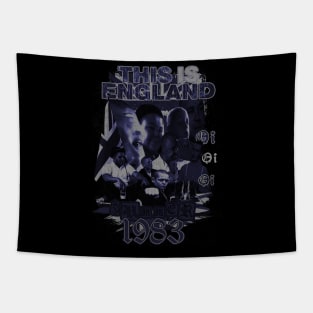 Oi Summer of 1983 ( Distressed Blue Version) Tapestry