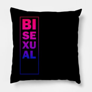 Bisexual LGBTQ+ Colored Pillow