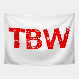 TBW original roster shirt RED Tapestry