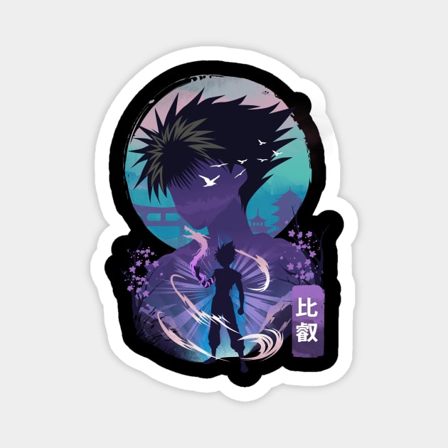 Hiei Landscape Magnet by DANDINGEROZZ