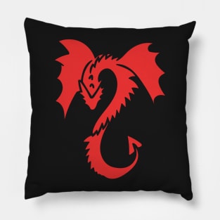 Red Dragon Pillow