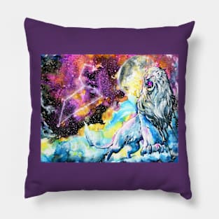 Cosmic Lion Pillow