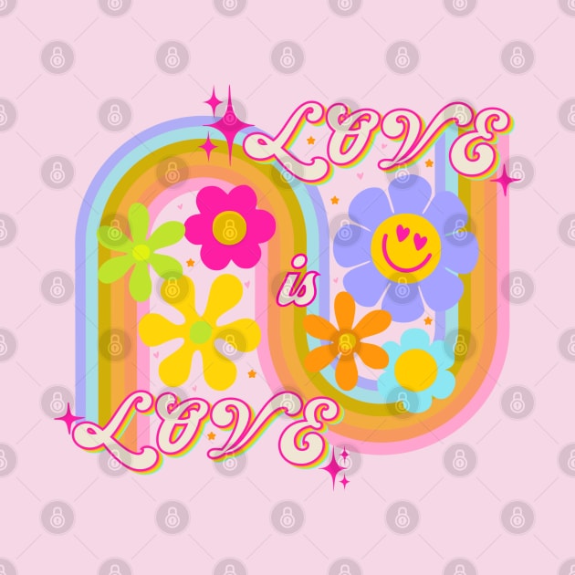 Love is love - retro design by Deardarling