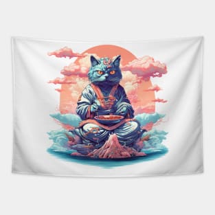 Zen Cat Tapestry