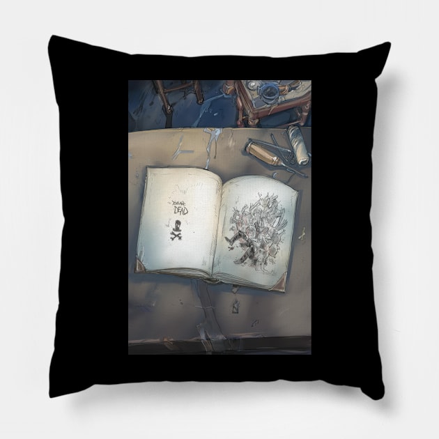 An Unhappy Ending Pillow by Grindwheel Games Store