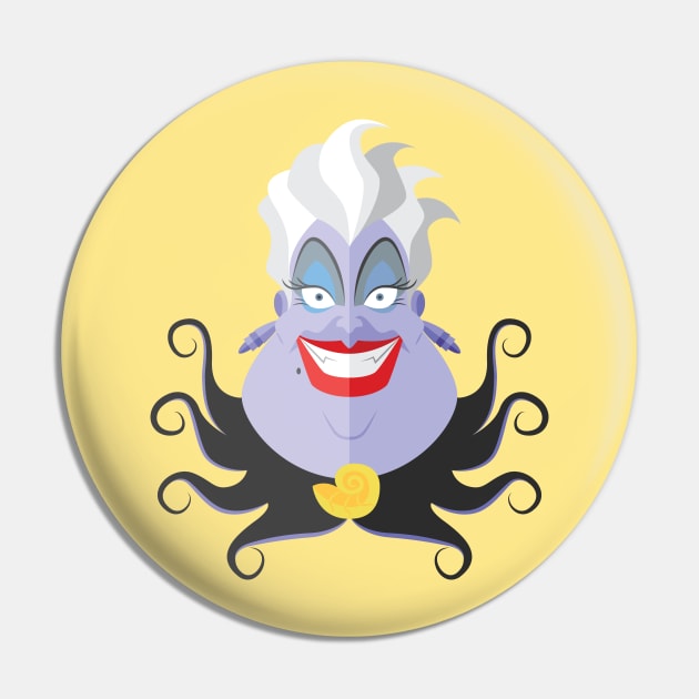 Ursula Pin by AJIllustrates