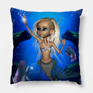 Sweet little mermaid Pillow