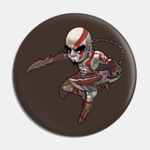 Chibi Kratos Pin by DasGnomo