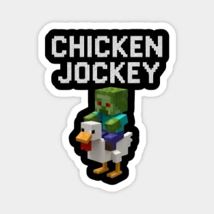 Chicken jockey Magnet