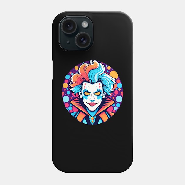 Clown Halloween Illustration Phone Case by FluffigerSchuh