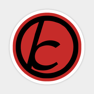 Jewish Anarchist Symbol (Cursive) Magnet