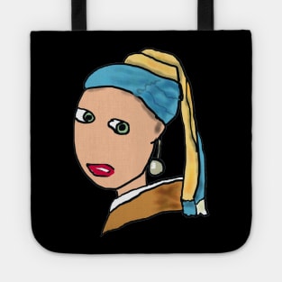 Girl With A Pearl Earring Tote