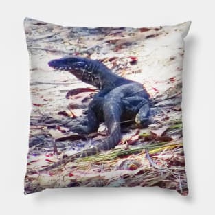 Goanna in the Bush! Pillow