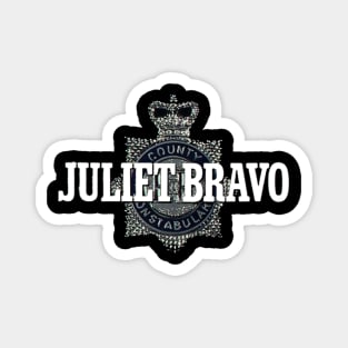 Juliet Bravo TV Show Logo with Badge Magnet