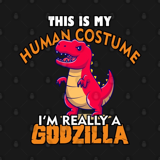 This is my human costume. i'm really a godzilla by Abiarsa