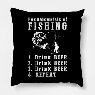 Angling & Ale: Reeling in Laughter Tee Pillow
