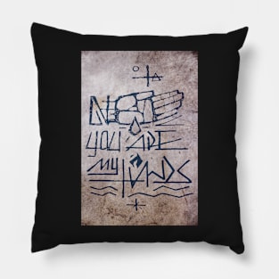 You are my hands, spiritual illustration Pillow