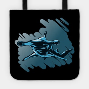 Hammerhead shark scary Tote