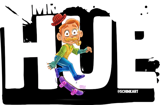 Mr.Hue Kids T-Shirt by Schink