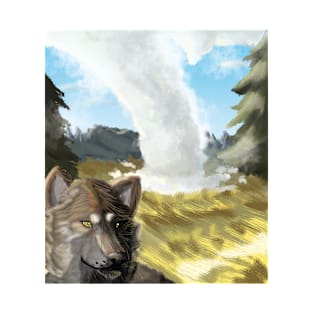 The Geyser and Wolf T-Shirt