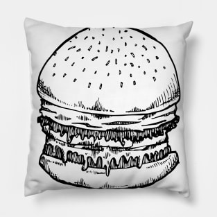 Hamburger Pillow