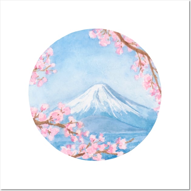 Japan in Spring - Painting a Landscape With Nicker Poster Colors