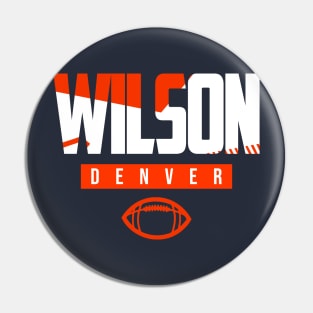 Wilson Denver Football Practice Pin