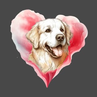 My Heart - Golden Retriever T-Shirt