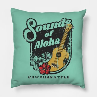 HI-50 Vintage Ukulele Sounds of Aloha Pillow