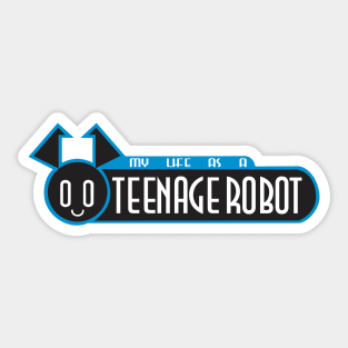 teenage robot Sticker for Sale by GreasyGerbil