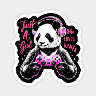 just a Girl who loves Games Magnet