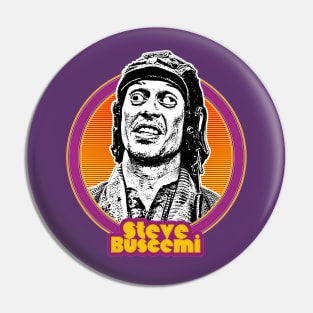 Steve Buscemi // Retro Fan Art Design Pin