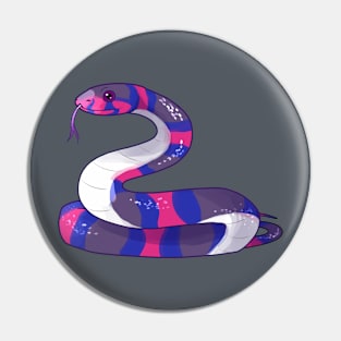 Bisssexual Snake Pin