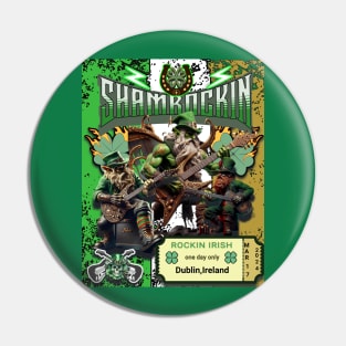 Shamrockin Irish Pin