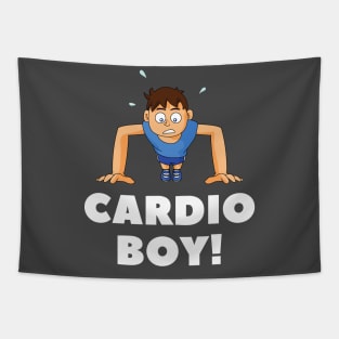 Cardio boy Tapestry