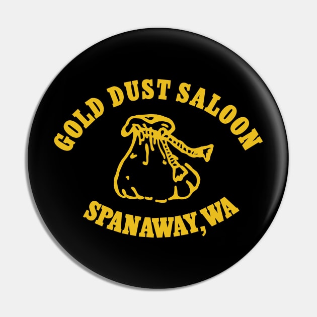 Vintage Spanaway Gold Dust Saloon Pin by ThatPopLife