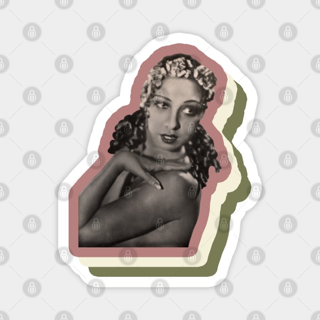 Josephine Baker--Entertainer, French Resistance Agent, and Civil Rights Activist! Magnet by Xanaduriffic