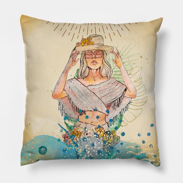 Under The Sun Pillow by After Daylight Project