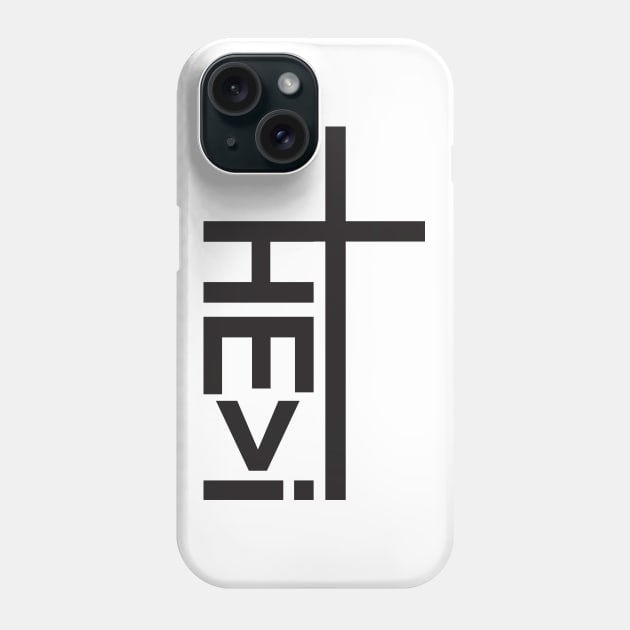 He is Greater Than I Cross Christian Design Phone Case by ChristianLifeApparel