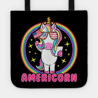 Funny Americorn T-shirt Tote