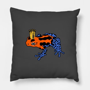 Poison Dart Frog King Pillow